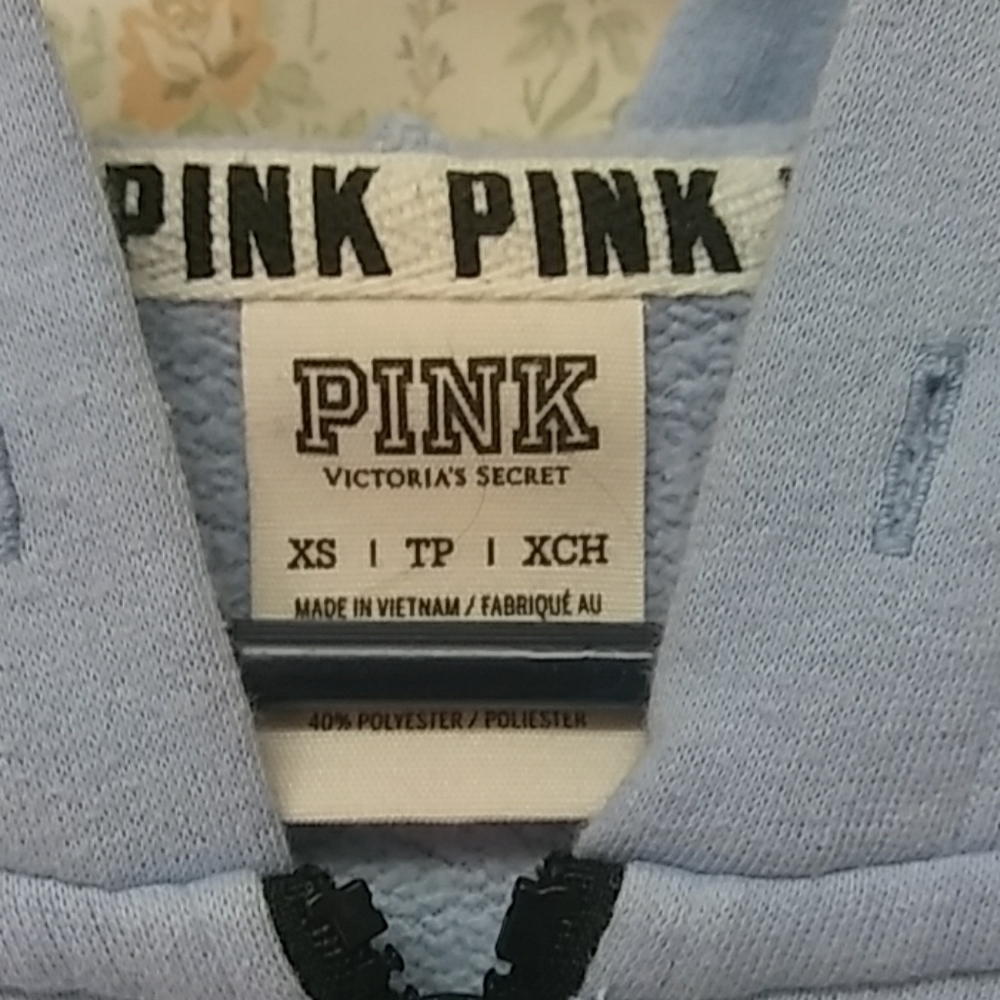 Pink zipper hoodie - Picture 3 of 5